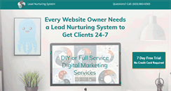 Desktop Screenshot of leadnurturingsystem.com