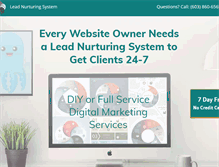 Tablet Screenshot of leadnurturingsystem.com